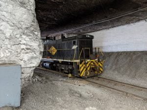 There are railroad tracks underground
