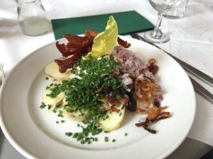 IMG_8667 - Potato with chives, red onion, roasted onions and bacon