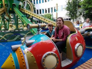 RLW-20170704163753817 - Kylie and Drew on a much tamer ride